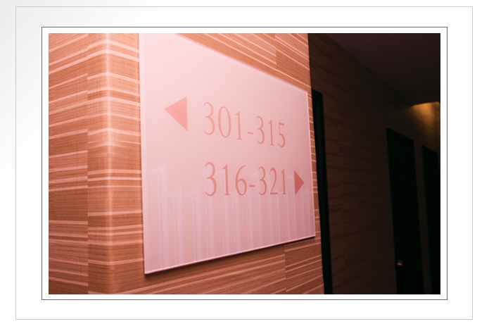 Interior Acrylic Sign