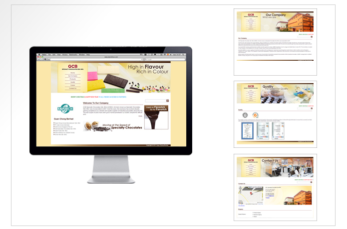 GCB Specialty Chocolate Website