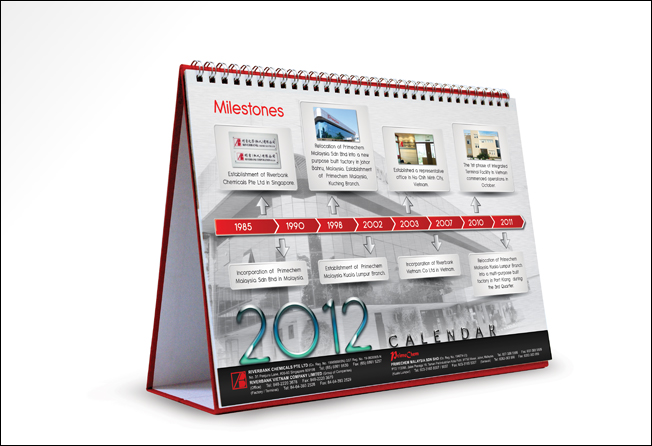 Prime Chem Table Calendar